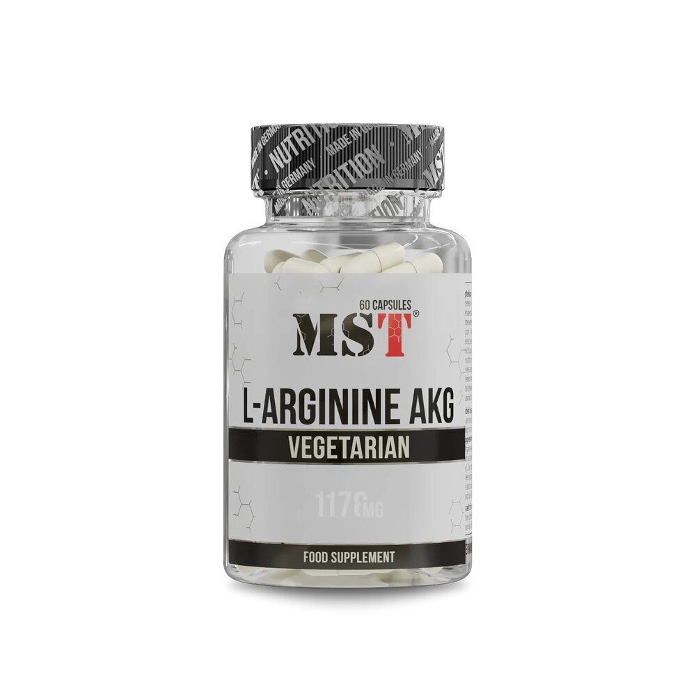 Аминокислота MST L-Arginine AKG, 60 капсул