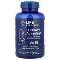 Витамины и минералы Life Extension Prenatal Advantage, 120 капсул