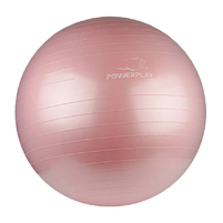 Мяч для фитнеса PowerPlay 4001 с насосом, 65 см, Pink