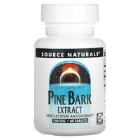 Натуральная добавка Source Naturals Pine Bark Extract, 60 таблеток