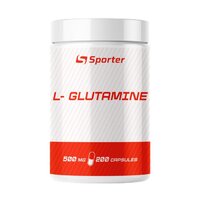 Аминокислота Sporter L-Glutamine 500 mg, 200 капсул