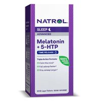 Натуральная добавка Natrol Melatonin + 5-HTP, 60 таблеток