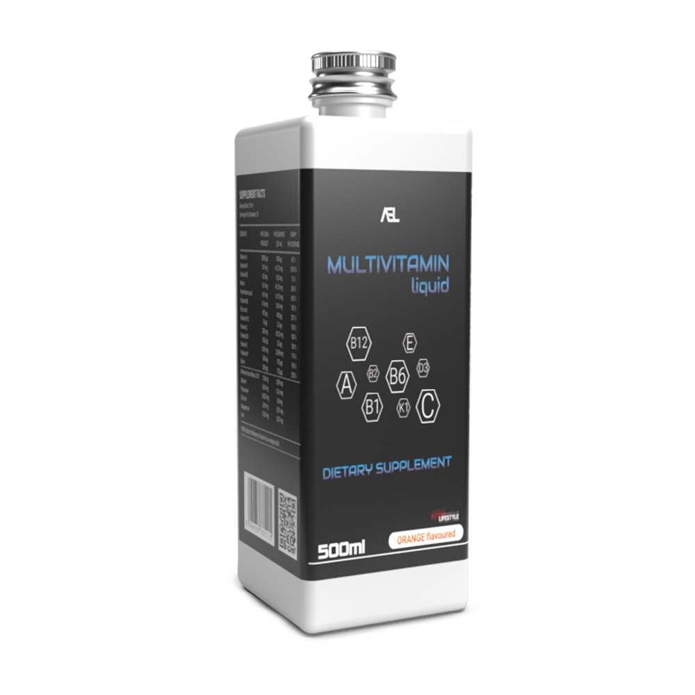 Вітаміни та мінерали AllSports Labs Multi Vita Liquid, 500 мл - апельсині