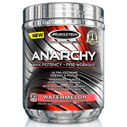 Передтренувальний комплекс Muscletech Anarchy Yohimbe, 150 грам