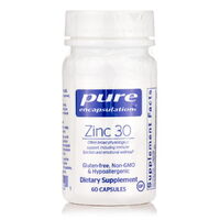 Витамины и минералы Pure Encapsulations Zinc 30 mg, 60 капсул