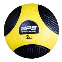 Мяч для фитнеса Power System Medicine Ball PS-4132, Black/Yellow, 2 кг