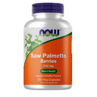 Натуральная добавка NOW Saw Palmetto Berries 550 mg, 250 вегакапсул
