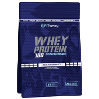 Протеин Fit Whey Whey Protein 100 Concentrate, 900 грамм