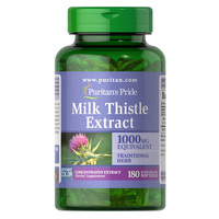 Натуральная добавка Puritan's Pride Milk Thistle 4:1 Extract 1000 mg, 180 капсул