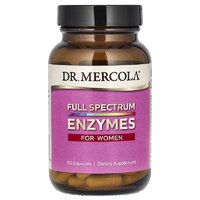 Натуральная добавка Dr. Mercola Full Spectrum Enzymes for Women, 90 капсул