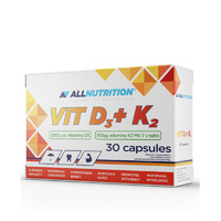Витамины и минералы AllNutrition Vitamin D3+K2, 30 капсул