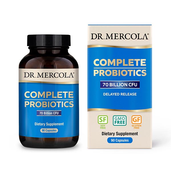 Пробіотики і пребіотики Dr. Mercola Complete Probiotics 70 Billion CFU, 90 капсул