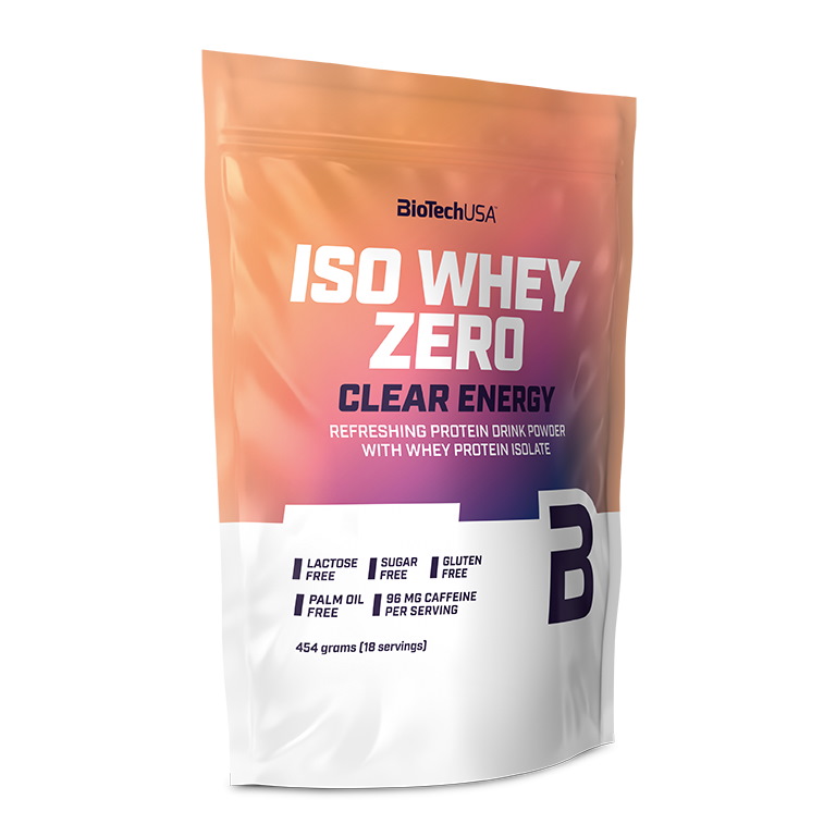 Протеин BioTech Iso Whey Zero Clear Energy, 454 грамм