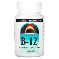 Витамины и минералы Source Naturals B-12 2000 mcg, 50 леденцов