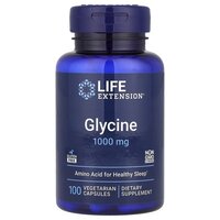 Аминокислота Life Extension Glycine 1000 mg, 100 вегакапсул