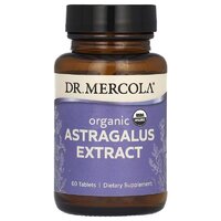 Натуральная добавка Dr. Mercola Organic Astragalus Extract, 60 таблеток