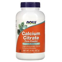 Витамины и минералы NOW Calcium Citrate Powder, 227 грамм