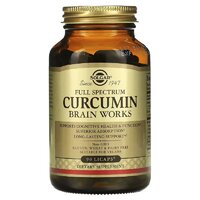 Натуральная добавка Solgar Full Spectrum Curcumin Brain Works, 90 капсул