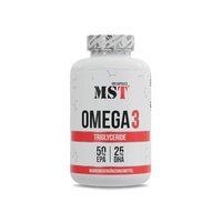 Жирные кислоты MST Omega 3 Triglyceride 75%, 180 капсул