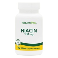 Витамины и минералы Natures Plus Niacin 100 mg, 90 таблеток