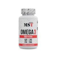 Жирные кислоты MST Omega 3 Triglyceride 75%, 60 капсул