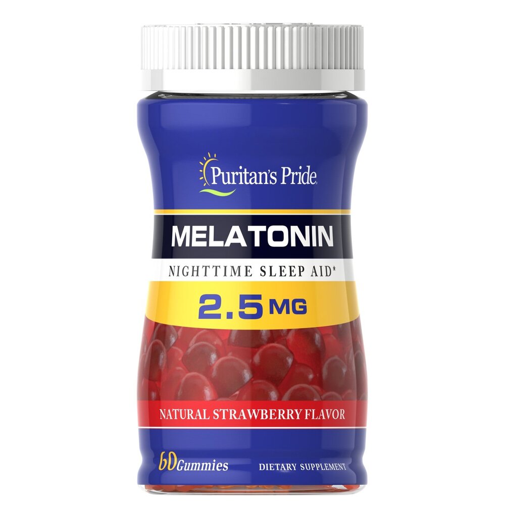 Натуральная добавка Puritan's Pride Melatonin 2.5 mg, 60 желеек