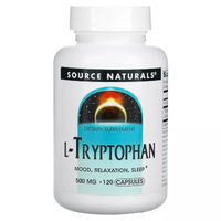 Аминокислота Source Naturals L-Tryptophan 500 mg, 120 капсул
