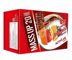 Гейнер Activlab Mass Up 20 FRUIT, 8 кг - апельсин-грейпфрут-полуниця-чорна смородина