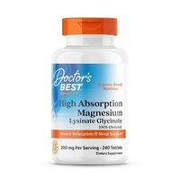 Витамины и минералы Doctor's Best Magnesium 100 mg High Absorption, 240 таблеток