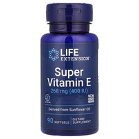 Витамины и минералы Life Extension Super Vitamin E 268 mg, 90 капсул