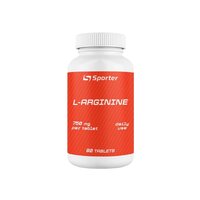 Аминокислота Sporter L-Arginine 750 mg, 90 таблеток