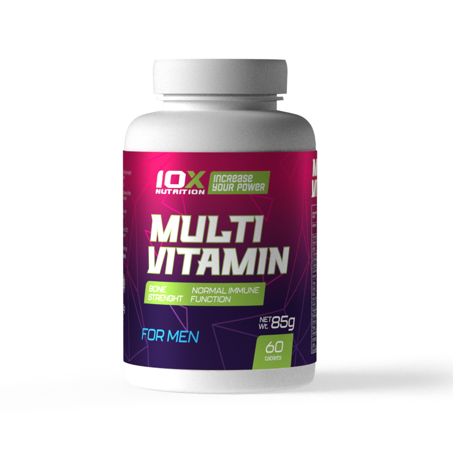 Витамины и минералы 10XNutrition Multivitamin for Men, 60 таблеток