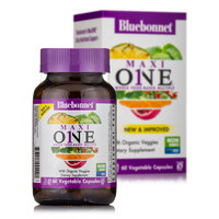 Вітаміни та мінерали Bluebonnet Maxi ONE, 60 вегакапсул