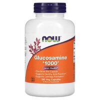 Препарат для суставов и связок NOW Glucosamine 1000, 180 вегакапсул