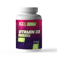 Витамины и минералы 10XNutrition Vitamin D3 2000 IU, 60 капсул