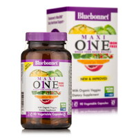 Вітаміни та мінерали Bluebonnet Maxi ONE Iron free, 60 вегакапсул