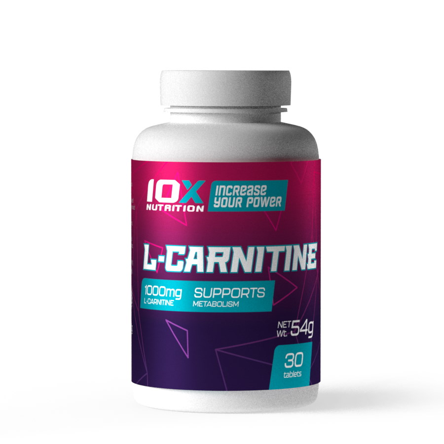 Жиросжигатель 10XNutrition L-Carnitine, 30 таблеток