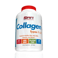 Препарат для суставов и связок SAN Collagen Types 1 and 3, 180 таблеток