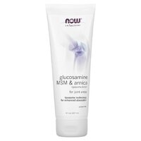 Препарат для суставов и связок NOW Glucosamine MSM &amp; Arnica Lotion, 237 мл