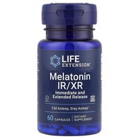 Натуральна добавка Life Extension Melatonin IR/XR, 60 вегакапсул