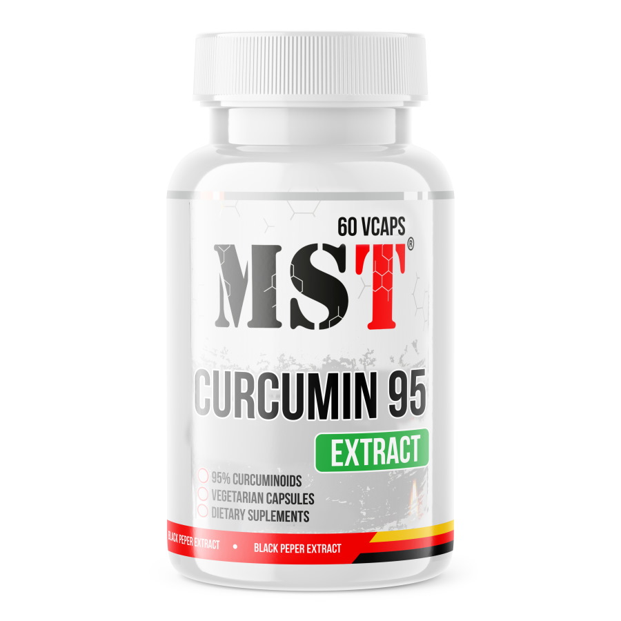 Натуральна добавка MST Curcumin 95 mg, 60 вегакапсул