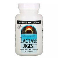 Натуральная добавка Source Naturals Lactase Digest, 45 капсул