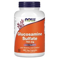 Препарат для суставов и связок NOW Glucosamine Sulfate 750 mg, 240 капсул