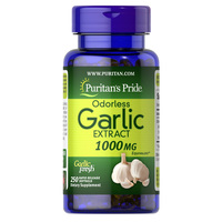 Натуральная добавка Puritan's Pride Odorless Garlic 1000 mg, 250 капсул