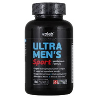 Витамины и минералы VPLab Ultra Mens Sport Multivitamin, 180 каплет