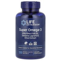 Жирные кислоты Life Extension Super Omega-3 Plus, 120 капсул