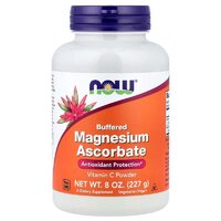 Витамины и минералы NOW Magnesium Ascorbate, 227 грамм