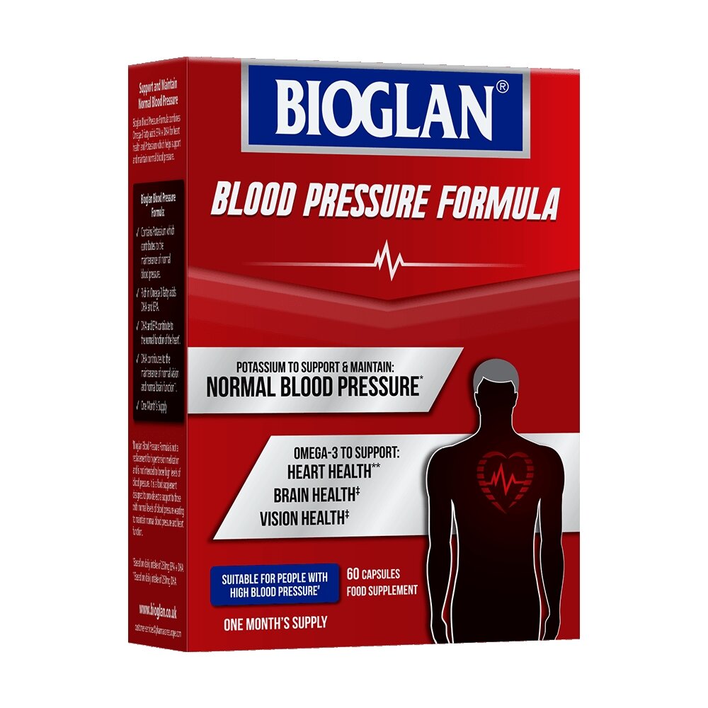 Жирные кислоты Bioglan Blood Pressure Formula, 60 капсул