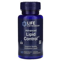 Натуральна добавка Life Extension Advanced Lipid Control, 60 вегакапсул