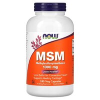 Препарат для суставов и связок NOW MSM 1000 mg, 240 вегакапсул